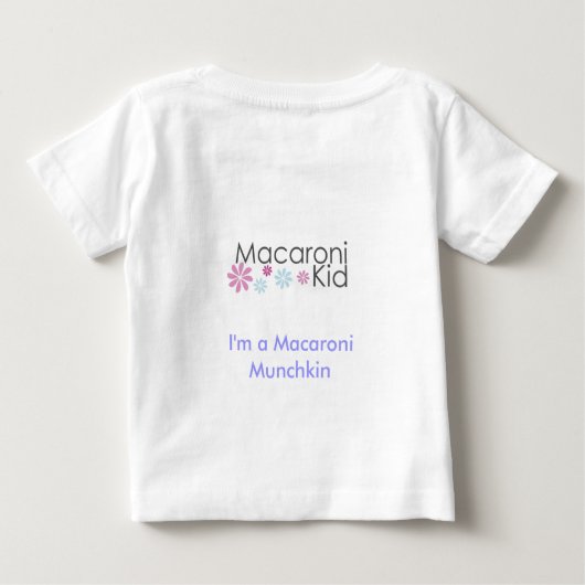 Macaroni Munchkin Kinderen T-Shirt (Achterkant)