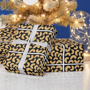 Macaroni pasta patroon cadeaupapier