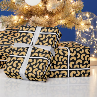Macaroni pasta patroon cadeaupapier