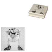 Macaroni Penguin Rubberstempel (Gestempeld)