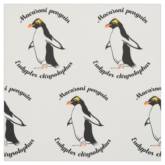Macaroni Penguin Stof (Swatch)