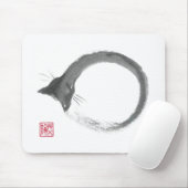 Macaroni - Sumi-e cat Enso Muismat (Met muis)