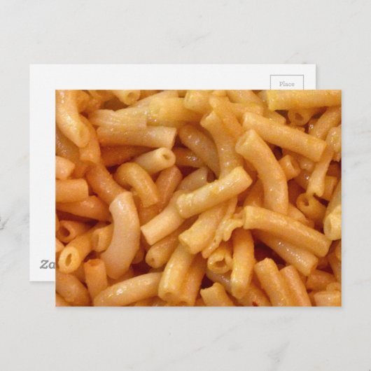 Macaroni's en kaas briefkaart (Voorkant / Achterkant)