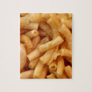 Macaroni's en kaas legpuzzel