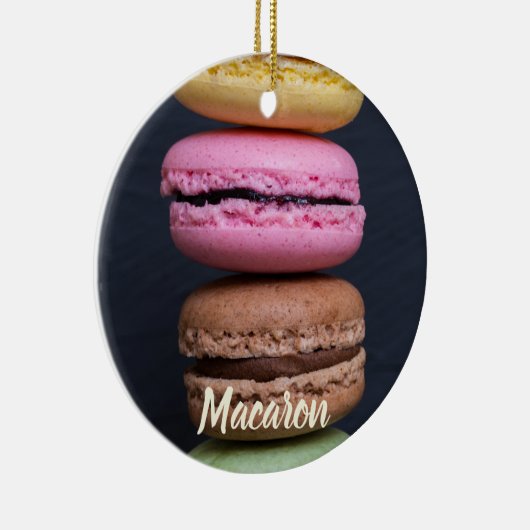 Macaronpasteien voor bagagelabel met tatoeages voo keramisch ornament (Rechts)