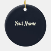 Macaronpasteien voor bagagelabel met tatoeages voo keramisch ornament (Achterkant)