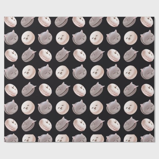 Macaronpatroon Cadeaupapier (Vlak)