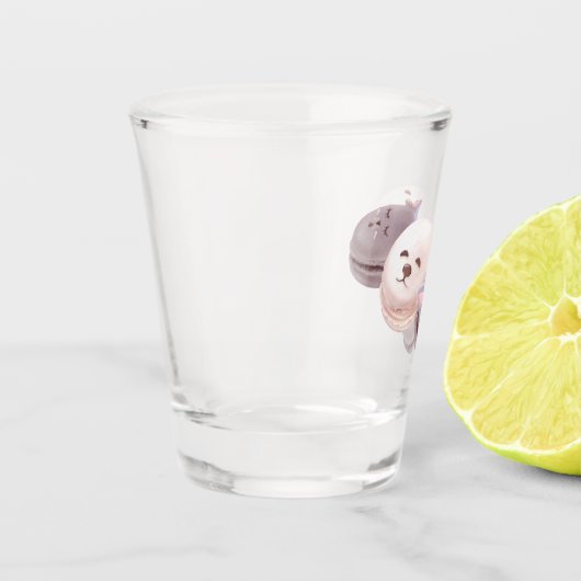 Macaronpatroon Shot Glas (Links)