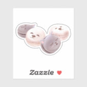 Macaronpatroon Sticker (Vel)