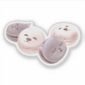 Macaronpatroon Sticker (Voorkant)