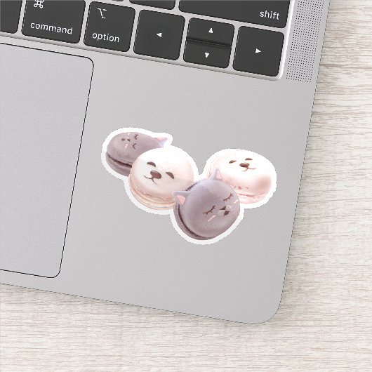 Macaronpatroon Sticker (Detail)