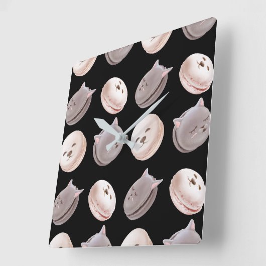 Macaronpatroon Vierkante Klok (Hoek)