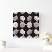 Macaronpatroon Vierkante Klok (Huis)