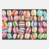Macaronpatroonpatroon voor de Waterverf van Trendy Inpakpapier Vel (Voorkant)