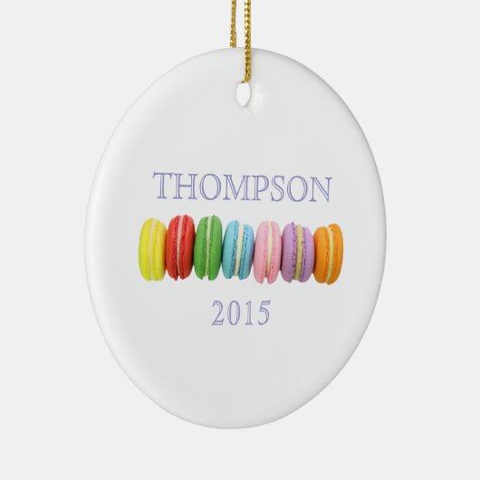 Macarons Aangepast Ornament (Rechts)