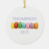 Macarons Aangepast Ornament (Voorkant)