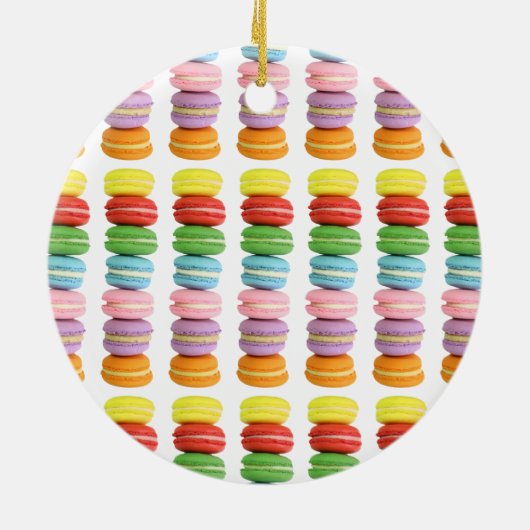 Macarons Aangepast Ornament (Achterkant)