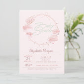 Macarons Baby Shower Uitnodiging (Staand voorkant)