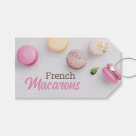 Macarons Bedankt Hang Label Cadeaulabel