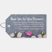 Macarons Bedankt Hang Label Cadeaulabel (Achterkant Horizontaal)