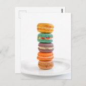 Macarons Briefkaart (Voorkant / Achterkant)