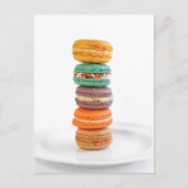 Macarons Briefkaart (Voorkant)
