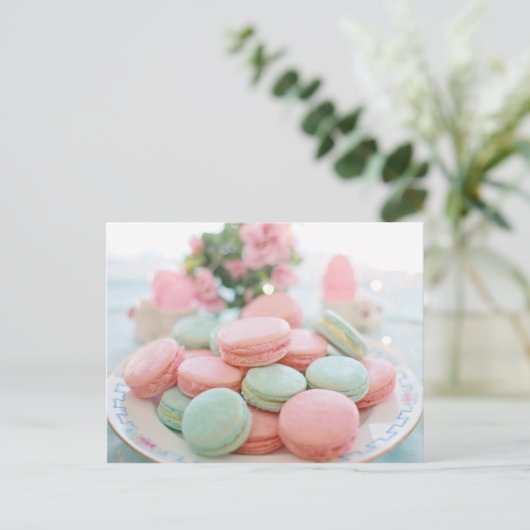 Macarons Briefkaart (Staand voorkant)
