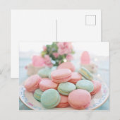 Macarons Briefkaart (Voorkant / Achterkant)