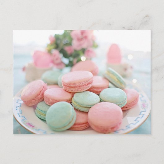 Macarons Briefkaart (Voorkant)