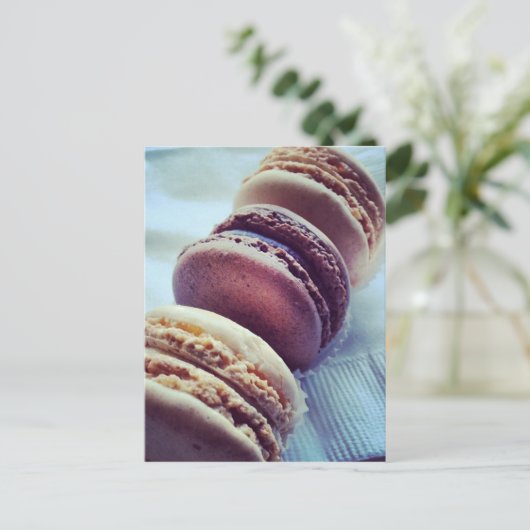 Macarons Briefkaart (Staand voorkant)