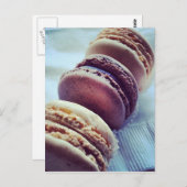 Macarons Briefkaart (Voorkant / Achterkant)