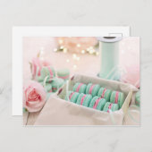 Macarons Briefkaart (Voorkant / Achterkant)