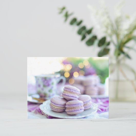 Macarons Briefkaart (Staand voorkant)