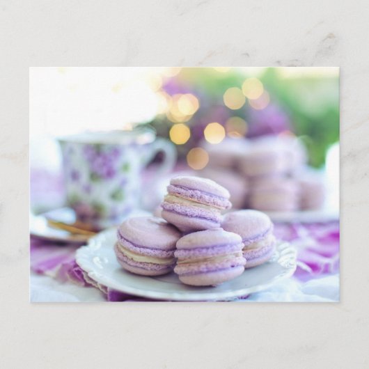 Macarons Briefkaart (Voorkant)