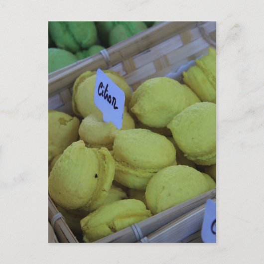 Macarons Briefkaart (Voorkant)