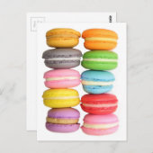 Macarons Briefkaart (Voorkant / Achterkant)