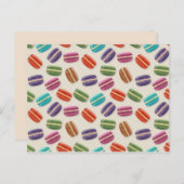 macarons-briefkaart briefkaart (Voorkant / Achterkant)