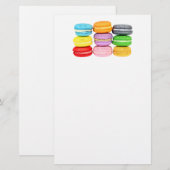 Macarons Briefpapier (Voorkant / Achterkant)