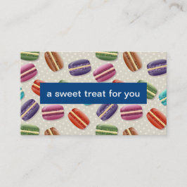 Macarons | Cadeaubon | Backverwijzingskaart Kortingskaartje