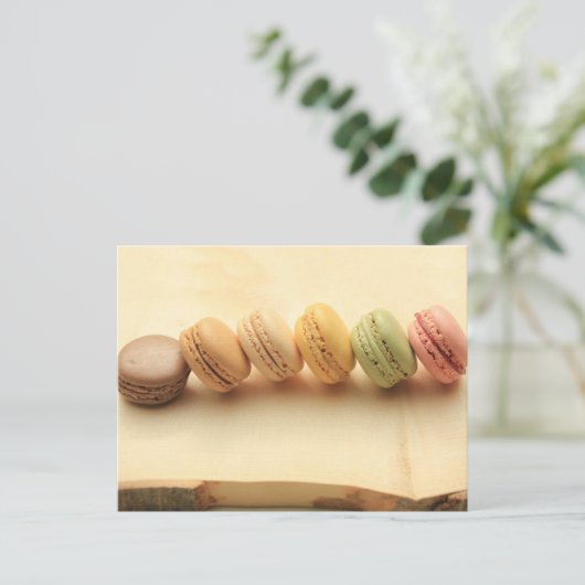Macarons door "Provence Provence" Briefkaart (Staand voorkant)