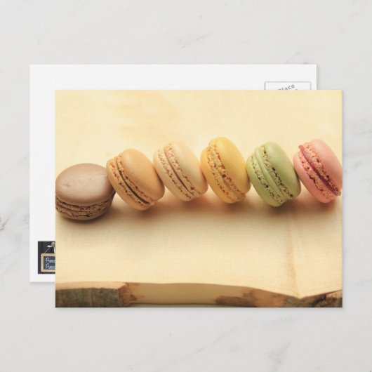 Macarons door "Provence Provence" Briefkaart (Voorkant / Achterkant)