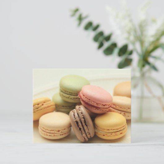 Macarons door "Provence Provence" Briefkaart (Staand voorkant)