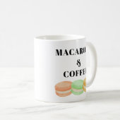 Macarons en koffie-Gezegde Koffiemok (Voorkant rechts)