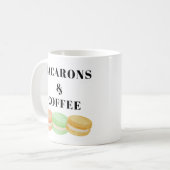 Macarons en koffie-Gezegde Koffiemok (Voorkant links)