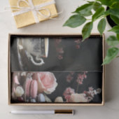Macarons en thee tissuepapier (Geschenk)