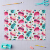 Macarons Frans deeg met bessen en pooldijen Tissuepapier (Craft)