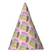 Macarons Franse Voedsel Bakkerij Patisserie Cookie Feesthoedjes (Rechts)