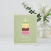Macarons in Parijs en Lace Briefkaart (Staand voorkant)