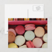 Macarons in verschillende kleuren briefkaart (Voorkant / Achterkant)