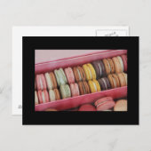 Macarons in verschillende kleuren briefkaart (Voorkant / Achterkant)